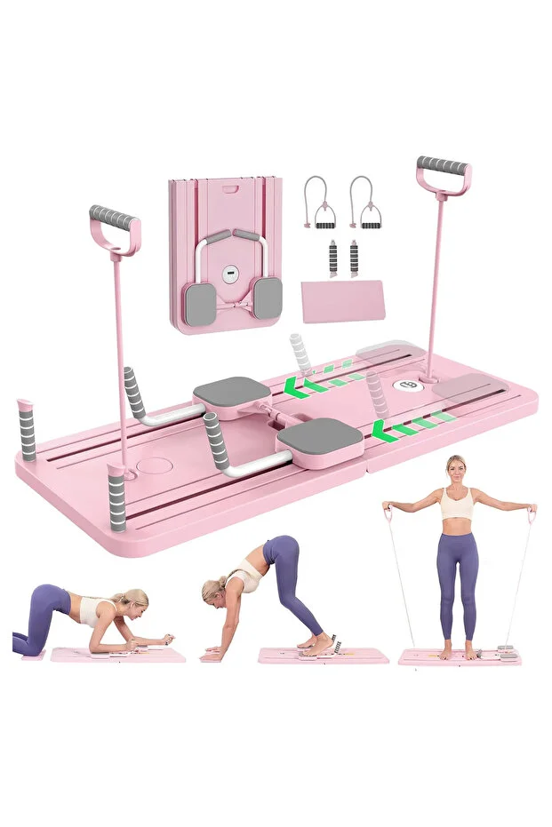 Relax Katlanabilir Çok Fonksiyonlu Pilates Reformer Tahtası – Tüm Vücut Egzersiz Aleti